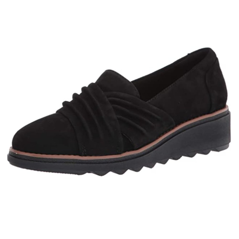 Clarks Sharon Villa Black Loafer Brand New in Box
